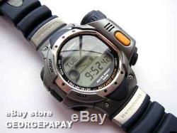 NEW RARE NOS 2000 CASIO SPF10 Sea Pathfinder LCD Digital Thermo Scanner watch