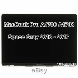 New 13 MacBook Pro A1706 A1708 LCD Screen Display Assembly 2016 2017 Space Gray