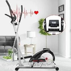 New Elliptical Machine, 8-Level Resistance Elliptical Exerciser Cardio Workout
