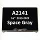 New LCD Screen Display Assembly For MacBook Pro 16 A2141 Space Gray 2020 NJ