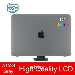 New LCD Screen Display For Assembly MacBook 12 A1534 Space Gray Replacement