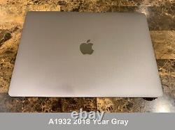 New MacBook Air Retina 13 Late 2018 A1932 Gray LCD Display Full Screen Assembly