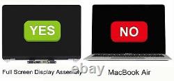 New MacBook Air Retina 13 Late 2018 A1932 Gray LCD Display Full Screen Assembly