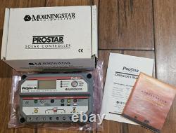 New Morningstar ProStar PS-30M LCD Display PWM Charge Controller 12/24V 30A