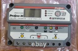 New Morningstar ProStar PS-30M LCD Display PWM Charge Controller 12/24V 30A