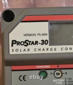 New Morningstar ProStar PS-30M LCD Display PWM Charge Controller 12/24V 30A