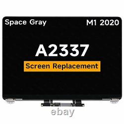 New for Macbook Air A2337 M1 2020 EMC 3598 LCD Display Screen Full Assembly Gray