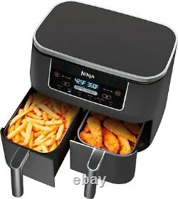 Ninja Foodi 8 Qt 2-Basket Air Fryer DualZone DZ201