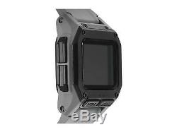 Nixon Regulus A1180 001 29-24mm PU Rubber Silicone Band 32mm Face Gunmetal Watch