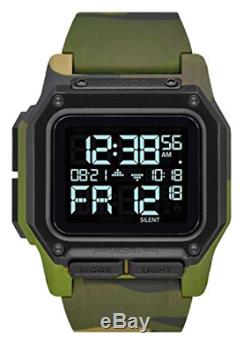 Nixon Regulus Mens Water and Shock Resistant Digital Watch. 46mm. Locking Loop