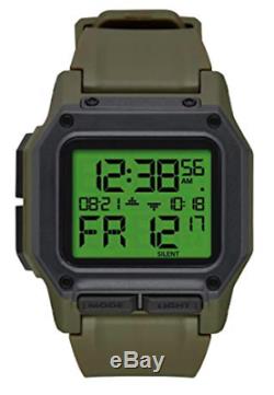 Nixon Regulus Mens Water and Shock Resistant Digital Watch. 46mm. Locking Loop