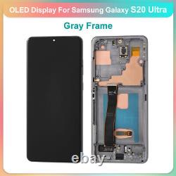 OEM OLED Display LCD Touch Screen Replacement For Samsung Galaxy S20 Ultra Gray