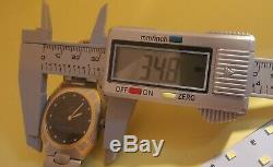 Omega Seamaster Polaris 18K Gold & SS Multifunction Digital watch 2540.50