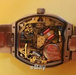 Omega Seamaster Polaris 18K Gold & SS Multifunction Digital watch 2540.50