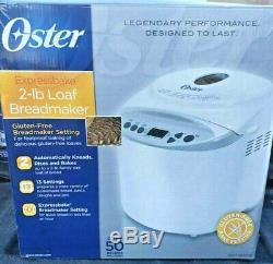 Oster Expressbake Bread Maker 2 Pound Loaf Gluten Free Setting Ships FAST FREE