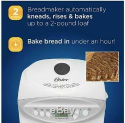 Oster Expressbake Bread Maker 2 Pound Loaf Gluten Free Setting Ships FAST FREE