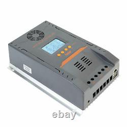 PowMr 100A MPPT Solar Charge Controller 12/24V Auto USB LCD 0 Laye Screen PV96V