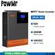 PowMr 3000W Solar Inverter In 60A MPPT Charge Controller DC24V AC120V Max PV100V