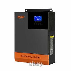 PowMr 3500W Solar Inverter In 80A MPPT Charger Controller DC48V AC110/120V PV145