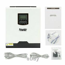 PowMr 5000W 48V Solar Inverter Uninterruptible Power 110A PWM Controller AC230V