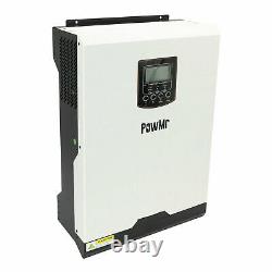 PowMr 5000W 48V Solar Inverter Uninterruptible Power 110A PWM Controller AC230V