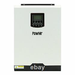 PowMr 5000W 48V Solar Inverter Uninterruptible Power 110A PWM Controller AC230V