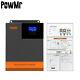 PowMr 5000W Solar Hybrid Inverter In 80A MPPT Solar Controller PV500V DC48V 120V