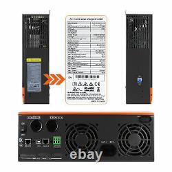 PowMr 5000W Solar Hybrid Inverter In 80A MPPT Solar Controller PV500V DC48V 120V