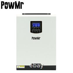 Powmr 5KW Solar Inverter Off-Grid Tie 50A PWM Solar Charge Controller DC48V 220V