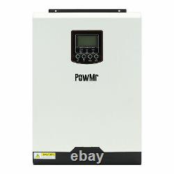 Powmr 5KW Solar Inverter Off-Grid Tie 50A PWM Solar Charge Controller DC48V 220V