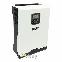 Powmr 5KW Solar Inverter Off-Grid Tie 50A PWM Solar Charge Controller DC48V 220V