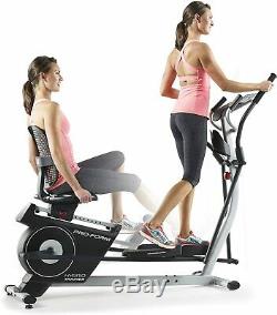 Pro Form 2 in 1 Elliptical/Recumbent Hybrid Speakers