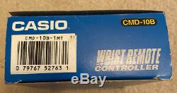 Rare Vintage Casio CMD-10 Remote Control TV Wrist Watch 1138 Original Box Manual