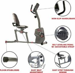 Recumbent Exercise Bike Stationary Adult Fitness Home Gym Magnetic Cardio Pulse