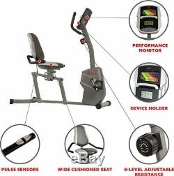 Recumbent Exercise Bike Stationary Adult Fitness Home Gym Magnetic Cardio Pulse