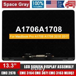 Replacement LCD Screen Display for MacBook Pro A2159 A2289 A1989 A2251 Gray