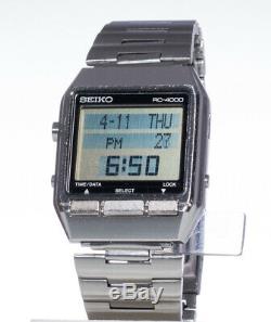 SEIKO RC-4000 Datagraph S521-4010, Quartz Digital LCD, Men's Computer Watch 1985