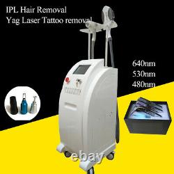 SHR OPT Elight IPL Permanent Hair Removal Machine ND YAG Laser Tattoo Removal
