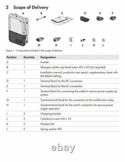 SMA SB7.0-1 SP-US-41 Sunny Boy 7.0-US, 3-MPPT, AFCI 208/240VAC with SPS Function