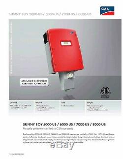 SMA Sunny Boy SB5000US Solar Inverter