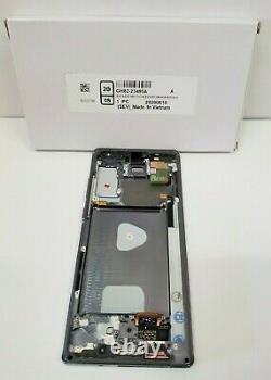 Samsung Galaxy Note 20 Gray LCD Display Screen Digitizer Frame N980 OEM NEW