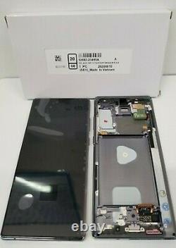 Samsung Galaxy Note 20 Gray LCD Display Screen Digitizer Frame N980 OEM NEW