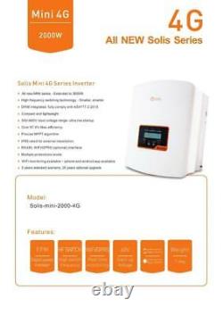 Solis 2 kW 1 Phase 1 MPPT Solar Inverter (Solis-mini-2000-4G)