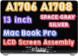 Space Gray Retina LCD Screen Display Assembly for Macbook Pro 13 A1706 A1708