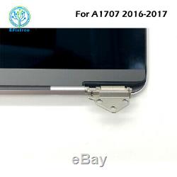 Space Grey A1707 LCD Screen Full Assembly For MacBook Pro Retina 15.4 Display