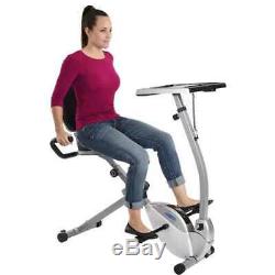 Stamina 2-in-1 Recumbent Exercise Bike Workstation and Standing Desk 15-0321