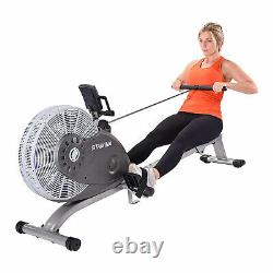 Stamina Products 1406 ATS Folding Cardio Exercise Air Rower Rowing Machine, Gray