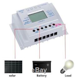 Sun YOBA LCD 60A 80A MPPT Solar Panel Controller Regulator Charge Battery USB GA