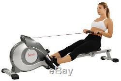 Sunny Health Fitness Magnetic Tension System Rower Rowing Machine SF-RW5515 NEW