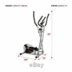 Sunny Health & Fitness SF-E905 Elliptical Machine Cross Trainer with 12 Levels